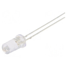 LED 5mm roșie 750-1120mcd 50° plat | Electronic-mag.ro | Componente Electronice