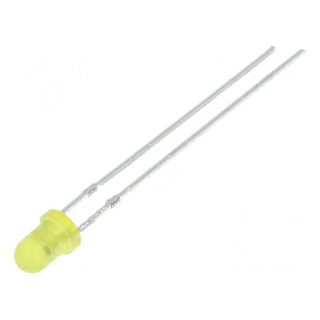 LED 3mm galbenă clipitoare 220-330mcd 60° 20mA | Electronic-mag.ro | Componente Electronice