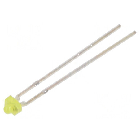 LED galben 1,8mm cu clipire 68÷100mcd 30° 20mA Nr.term: 2 | Electronic-mag.ro | Componente Electronice