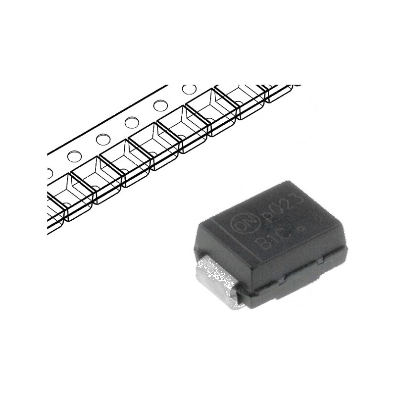 Diodă Schottky SMD 100V 1A SMB - Redresor  | Electronic-mag.ro | Componente Electronice