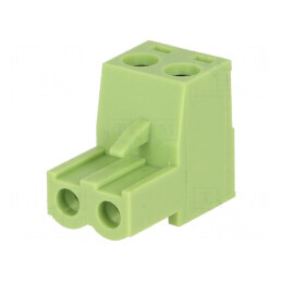 Regletă de conexiuni deconectabilă 5,08mm cu 2 piste drept mufe | Electronic-mag.ro | Componente Electronice