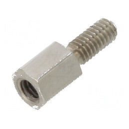 Piuliță distanțieră filetată 5mm M2,5 hexagonală | Electronic-mag.ro | Componente Electronice