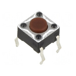 Microîntrerupător TACT SPST-NO 0,05A 12VDC THT Pozitie 2 | Electronic-mag.ro | Componente Electronice