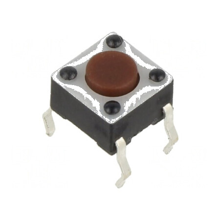 Microîntrerupător TACT SPST-NO 0,05A 12VDC THT Pozitie 2 | Electronic-mag.ro | Componente Electronice
