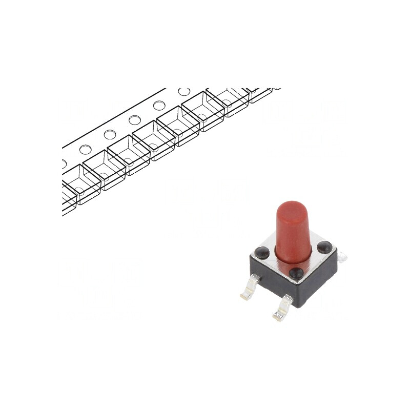 Microîntrerupător TACT SPST 0,05A 12VDC SMD | Electronic-mag.ro | Componente Electronice Microîntrerupător TACT SPST 0,05A 12VDC SMD | Electronic-mag.ro | Componente Electronice