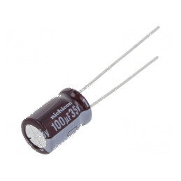 Condensator electrolitic low ESR THT 100uF 35V Ø8x11,5mm | Electronic-mag.ro | Componente Electronice