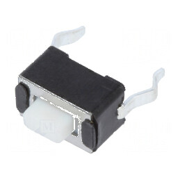Microîntrerupător TACT SPST-NO 0,05A 24VDC THT | Electronic-mag.ro | Componente Electronice
