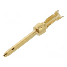 Pin tată 20 alamă aurit 28AWG 0,08-0,2mm2 HDP-20 | Electronic-mag.ro | Componente Electronice