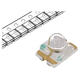 LED SMD 1210 ambră 180-285mcd 15° 20mA | Electronic-mag.ro | Componente Electronice