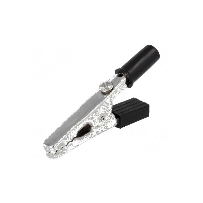 Bornă crocodil neagră 60VDC, prindere max. 15mm | Electronic-mag.ro | Componente Electronice Bornă crocodil neagră 60VDC, prindere max. 15mm | Electronic-mag.ro | Componente Electronice