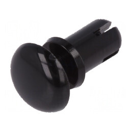Diblu poliamidă 8,5mm x 5,1mm negru | Electronic-mag.ro | Componente Electronice