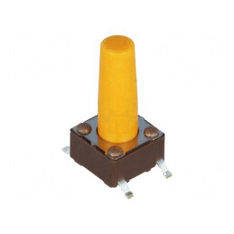 Microîntrerupător TACT SPST-NO 0,05A/12VDC SMT | Electronic-mag.ro | Componente Electronice