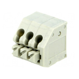 Regletă de conexiuni PCB 45° 3,5mm 3 piste 5A | Electronic-mag.ro | Componente Electronice