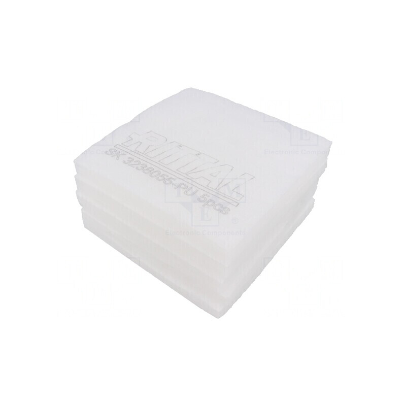 Filter 120x120mm Chemical Fiber Pack of 5