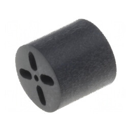 Bucșă de distanțare LED PVC 6,5mm pentru LED 5mm, Lungime 6,4mm | Electronic-mag.ro | Componente Electronice