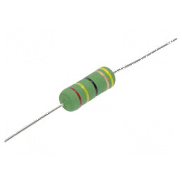 Rezistor bobinat înaltă tensiune THT 24Ω 3W ±5% 300ppm/°C | Electronic-mag.ro | Componente Electronice