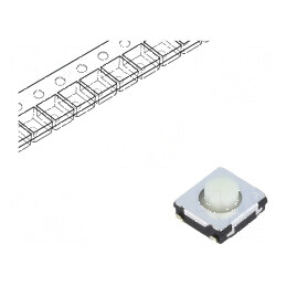 Microîntrerupător TACT SPST 0,02A 15VDC SMT Poz: 2 | Electronic-mag.ro | Componente Electronice