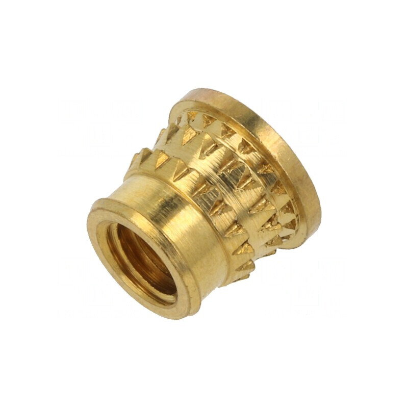 Adaos filetat alamă M4 5,6mm pentru plastic MULTISERT® | Electronic-mag.ro | Componente Electronice Adaos filetat alamă M4 5,6mm pentru plastic MULTISERT® | Electronic-mag.ro | Componente Electronice