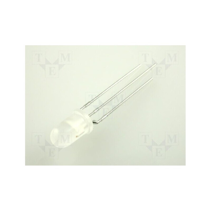 LED 5mm roșie/verde 60° convex nr. term: 3 | Electronic-mag.ro | Componente Electronice