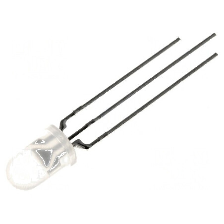 LED 5mm roșie/galbenă 60° convexă, Nr. term: 3 | Electronic-mag.ro | Componente Electronice
