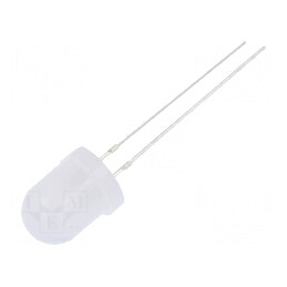 LED 8mm galben 7000÷8400mcd 30° convex | Electronic-mag.ro | Componente Electronice