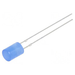 LED 5mm Albastru 150-220mcd 140° Plat 15VDC | Electronic-mag.ro | Componente Electronice