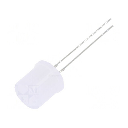 LED 10mm Alb Cald 750-1120mcd 180° Plat | Electronic-mag.ro | Componente Electronice