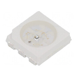 LED portocalie clipitoare 220-330mcd 20mA 3-5VDC 120° | Electronic-mag.ro | Componente Electronice