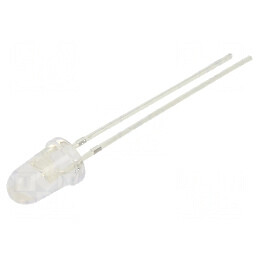 LED UV 8° 20mA 114mW 390-400nm THT | Electronic-mag.ro | Componente Electronice