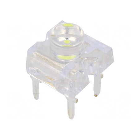 LED Super Flux alb rece 7,62x7,62mm 1560-2180mcd 30mA | Electronic-mag.ro | Componente Electronice