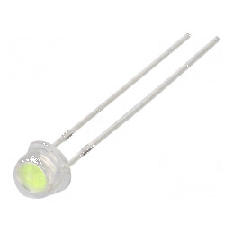 LED 5mm Verde 72000-85000mcd 8° Convex | Electronic-mag.ro | Componente Electronice