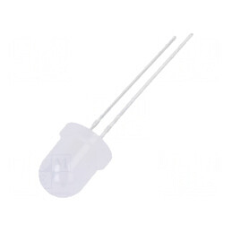 LED 8mm Verde 12000-14000mcd 30° Convex | Electronic-mag.ro | Componente Electronice