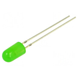 LED verde 4,8mm cu clipire 2180÷3000mcd 60° 20mA | Electronic-mag.ro | Componente Electronice