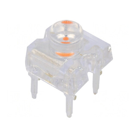 LED Super Flux Roz 7,62x7,62mm 500-750mcd 120° 30mA Ø4mm | Electronic-mag.ro | Componente Electronice
