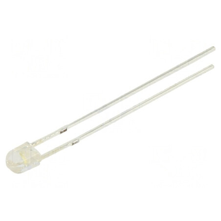 LED Alb Cald 3000-4200mcd 70/50° Convex THT | Electronic-mag.ro | Componente Electronice