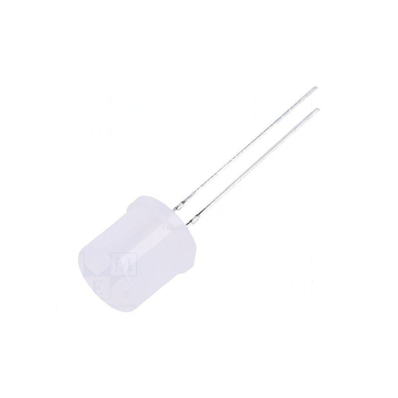LED 10mm alb rece 750÷1120mcd 180° plat | Electronic-mag.ro | Componente Electronice