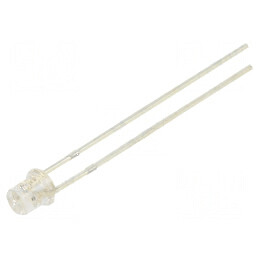 LED 3mm galben cu clipire 150-220mcd 20mA | Electronic-mag.ro | Componente Electronice
