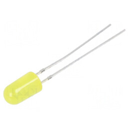 LED galben 4,8mm clipire 1120-1560mcd 60° 20mA Nr.term: 2 | Electronic-mag.ro | Componente Electronice