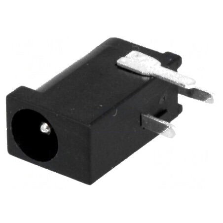 Conector alimentare DC 3,8/1mm soclu tată THT | Electronic-mag.ro | Componente Electronice