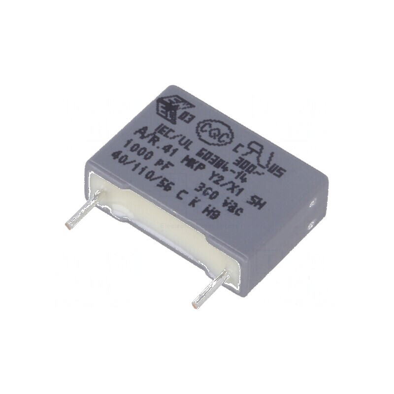 Condensator polipropilenă Y2 R41 1nF 13x4x9mm THT ±20% | Electronic-mag.ro | Componente Electronice Condensator polipropilenă Y2 R41 1nF 13x4x9mm THT ±20% | Electronic-mag.ro | Componente Electronice