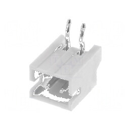 Conector cablu-placă soclu tată ZH 1,5mm 2 PIN THT 50V 1A | Electronic-mag.ro | Componente Electronice