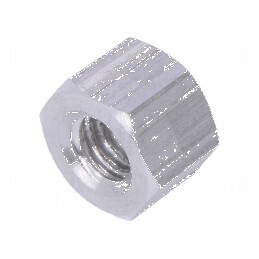 Piuliță distanțieră filet M4 5mm hexagonală | Electronic-mag.ro | Componente Electronice