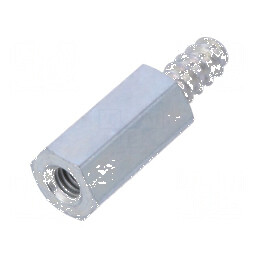 Piuliță distanțieră filetată 12mm M3 hexagonală | Electronic-mag.ro | Componente Electronice