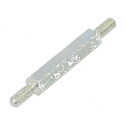 Piuliță distanțieră filetată 18mm M2.5 hexagonală | Electronic-mag.ro | Componente Electronice
