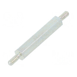 Piuliță distanțieră filetată 20mm M2 hexagonală | Electronic-mag.ro | Componente Electronice