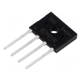 Punte redresoare monofazat Urmax 1kV 3A 80A | Electronic-mag.ro | Componente Electronice