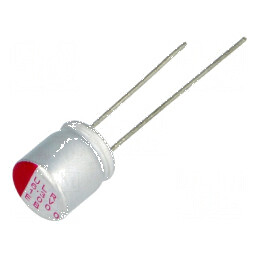 Condensator polimeric 1000uF 6.3VDC THT low ESR 7mΩ ±20% | Electronic-mag.ro | Componente Electronice