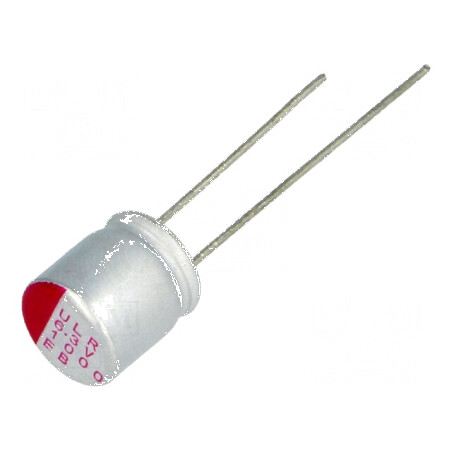 Condensator polimeric 1000uF 6.3VDC THT low ESR 7mΩ ±20% | Electronic-mag.ro | Componente Electronice