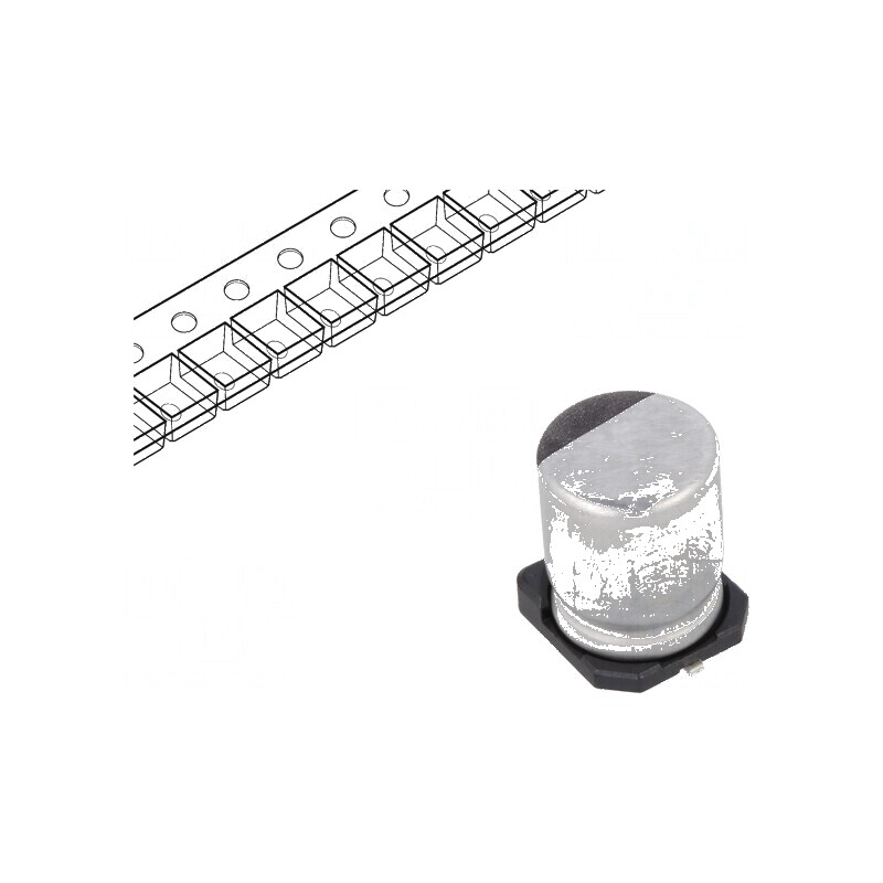 Condensator electrolitic SMD 220uF 16V 6,3x7,7mm ±20% | Electronic-mag.ro | Componente Electronice Condensator electrolitic SMD 220uF 16V 6,3x7,7mm ±20% | Electronic-mag.ro | Componente Electronice