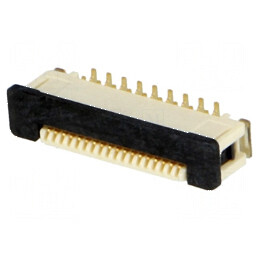 Conector FFC/FPC vertical 18 pini ZIF SMT 0,5A 0,5mm | Electronic-mag.ro | Componente Electronice